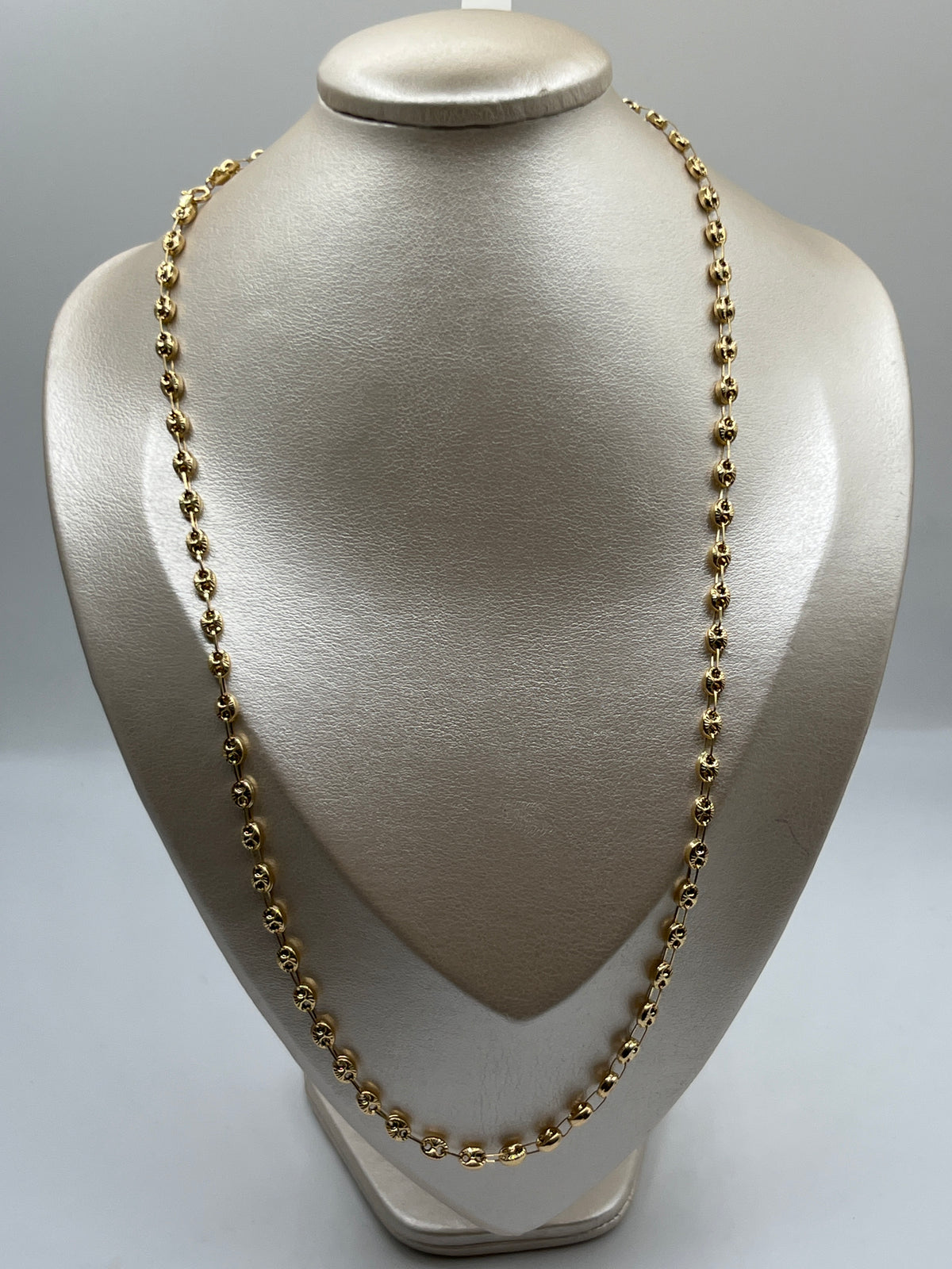 Cadena GC diamantada Oro amarillo 18k 10,31 Gr / 4,60 mm / 60 Cm