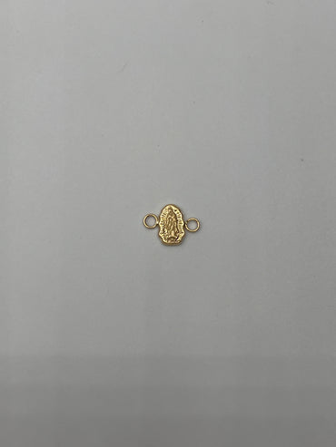 Herraje virgen Guadalupe Oro amarillo 18k 0,28 Gr / 0,8 Cm