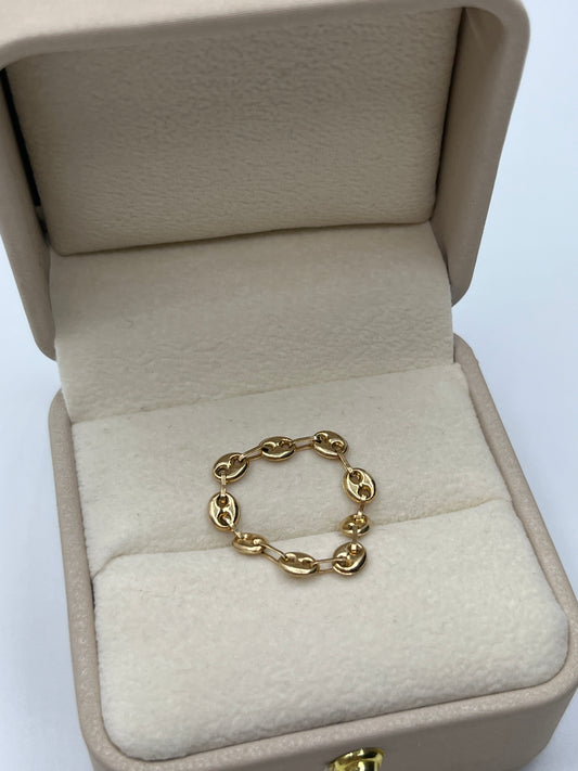 Anillo GC Oro amarillo 18k / Talla 9 1/2 / 0,77 Gr / 4 mm