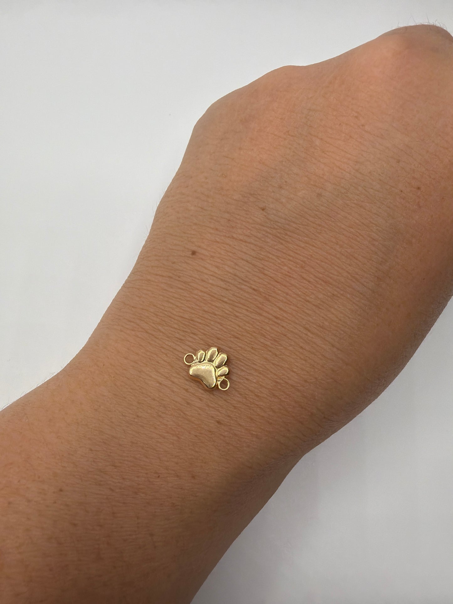 Herraje Huella Oro amarillo 18k 0,26 Gr / 0,8 Cm