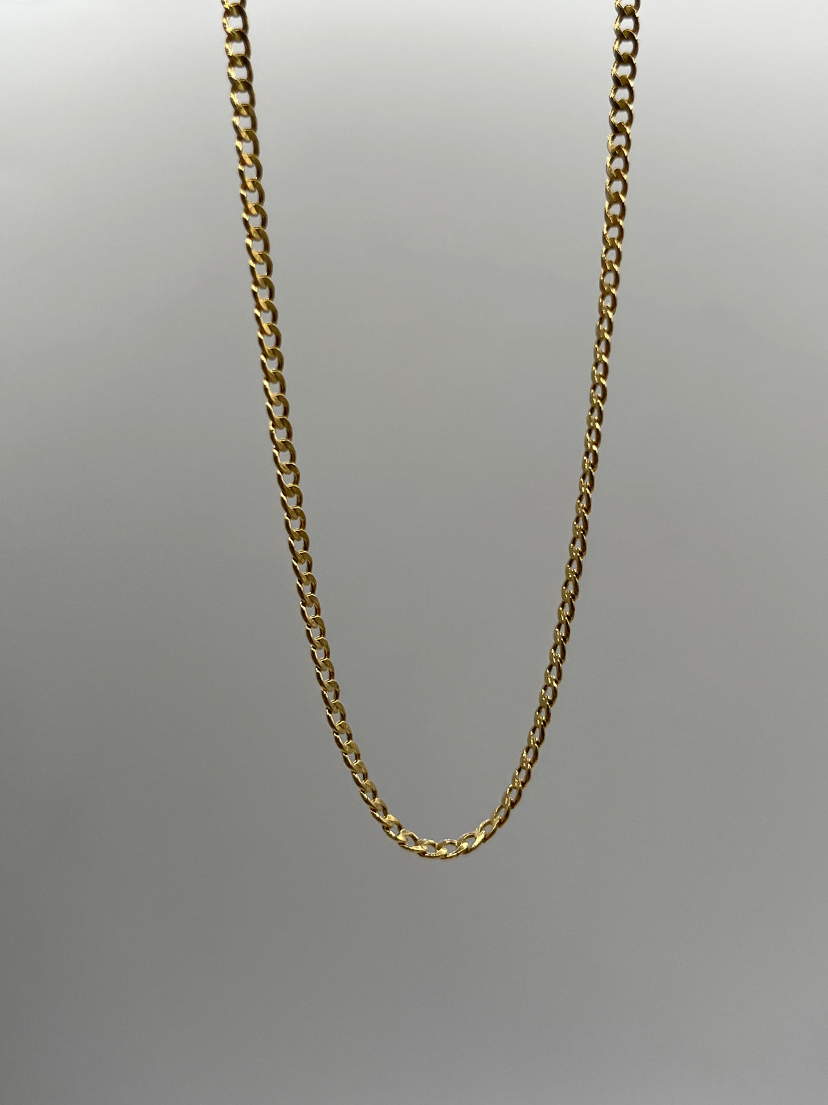 Cadena It Mini Cubana Oro amarillo 18k +2 / 2,57 Gr / 2,5 mm / 50 Cm