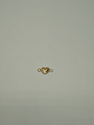 Herraje corazon Oro amarillo 18k 0,29 Gr / 1,3 Cm