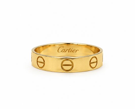 Anillo CT Oro amarillo 18k / Talla 8 3/4 / 3,15 Gr / 4,70 mm