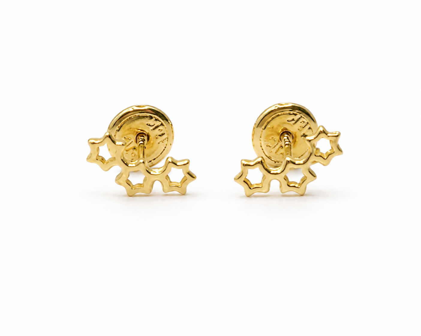 Topos Estrella Oro amarillo 18k 0,75 Gr / 9,40 mm
