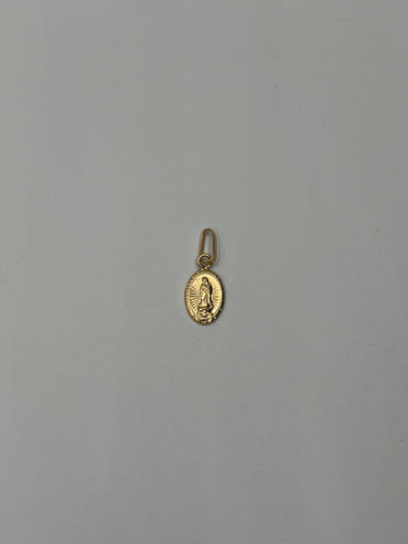 Dije Virgen Guadalupe Oro amarillo 18k 0,38 Gr / 7,4 mm / 1 Cm