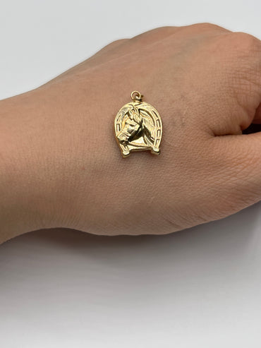 Dije Caballo Oro amarillo 18k 1 Gr / 13,40 mm / 1,3 Cm