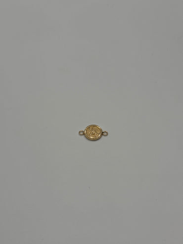 Herraje Arcangel San Miguel Oro amarillo 18k 0,68 Gr / 1,15 Cm