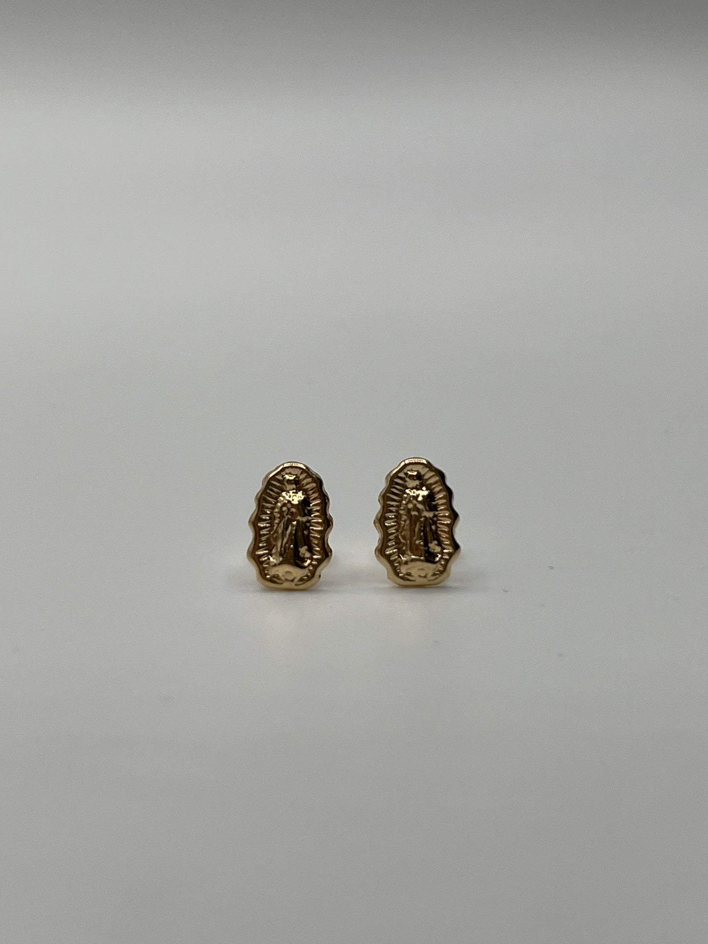 Topos Virgen Guadalupe Oro amarillo 18k 0,89 Gr / 10 mm