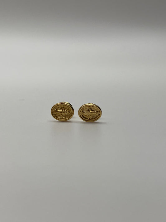 Topos Virgen Milagrosa Oro amarillo 18k 0,73 Gr / 8 mm