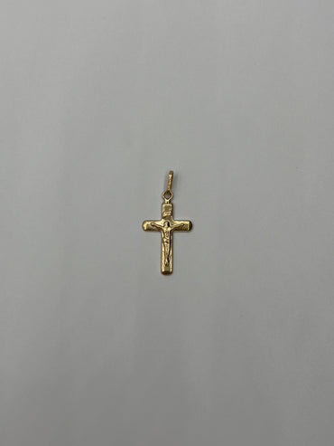 Dije Cruz Cristo Oro amarillo 18k 0,61 Gr / 14 mm / 2,4 Cm
