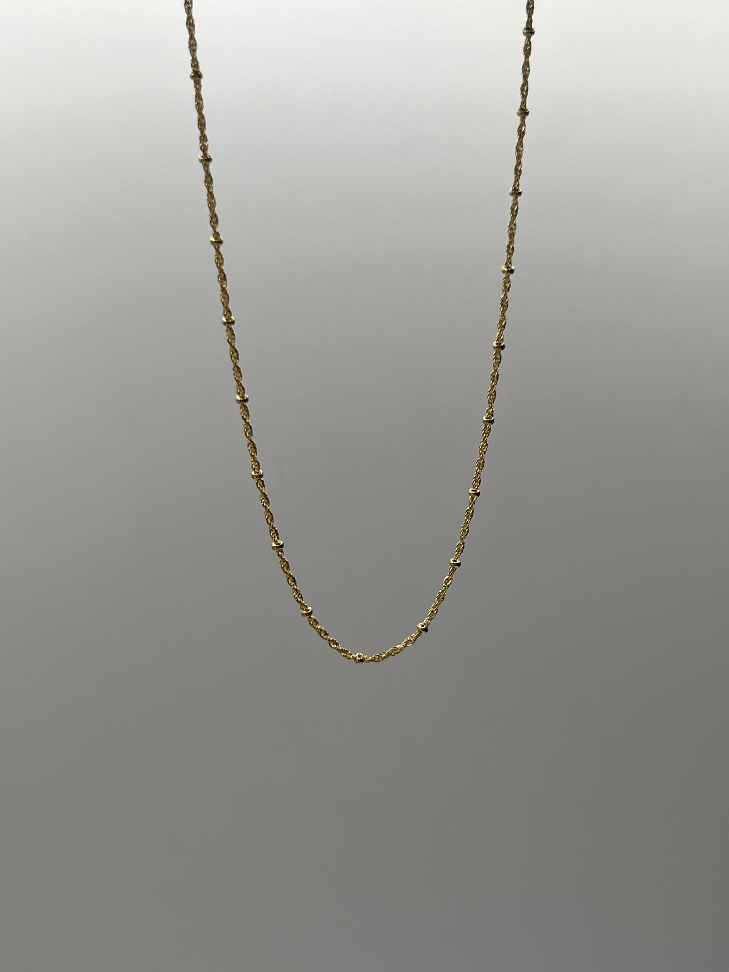 Cadena It Lazo Bola Oro amarillo 18k +3 / 1,50 Gr / 1 mm / 50 Cm