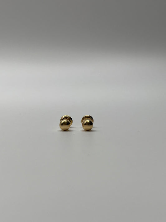 Topos Bola Lisa Oro amarillo 18k 0,58 Gr / 5 mm