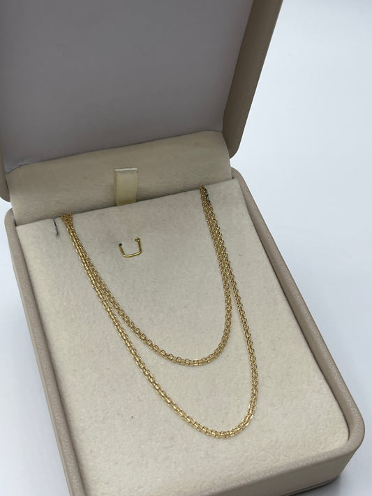Cadena It China Oro amarillo 18k +3 / 2,30 Gr / 2 mm / 50 Cm