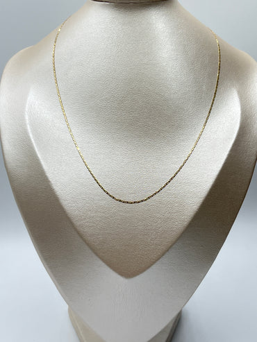 Cadena It Plana Oro amarillo 18k +3 / 1,46 Gr / 1 mm / 45 Cm