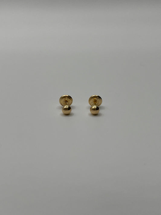 Topos Bola Lisa Oro amarillo 18k 0,56 Gr / 4 mm