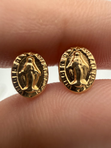 Topos Virgen Milagrosa Oro amarillo 18k 0,57 Gr / 5,4 mm