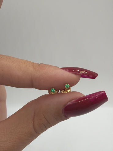 Topos Esmeralda Oro Amarillo 18k / 0.37 Gr / 2mm
