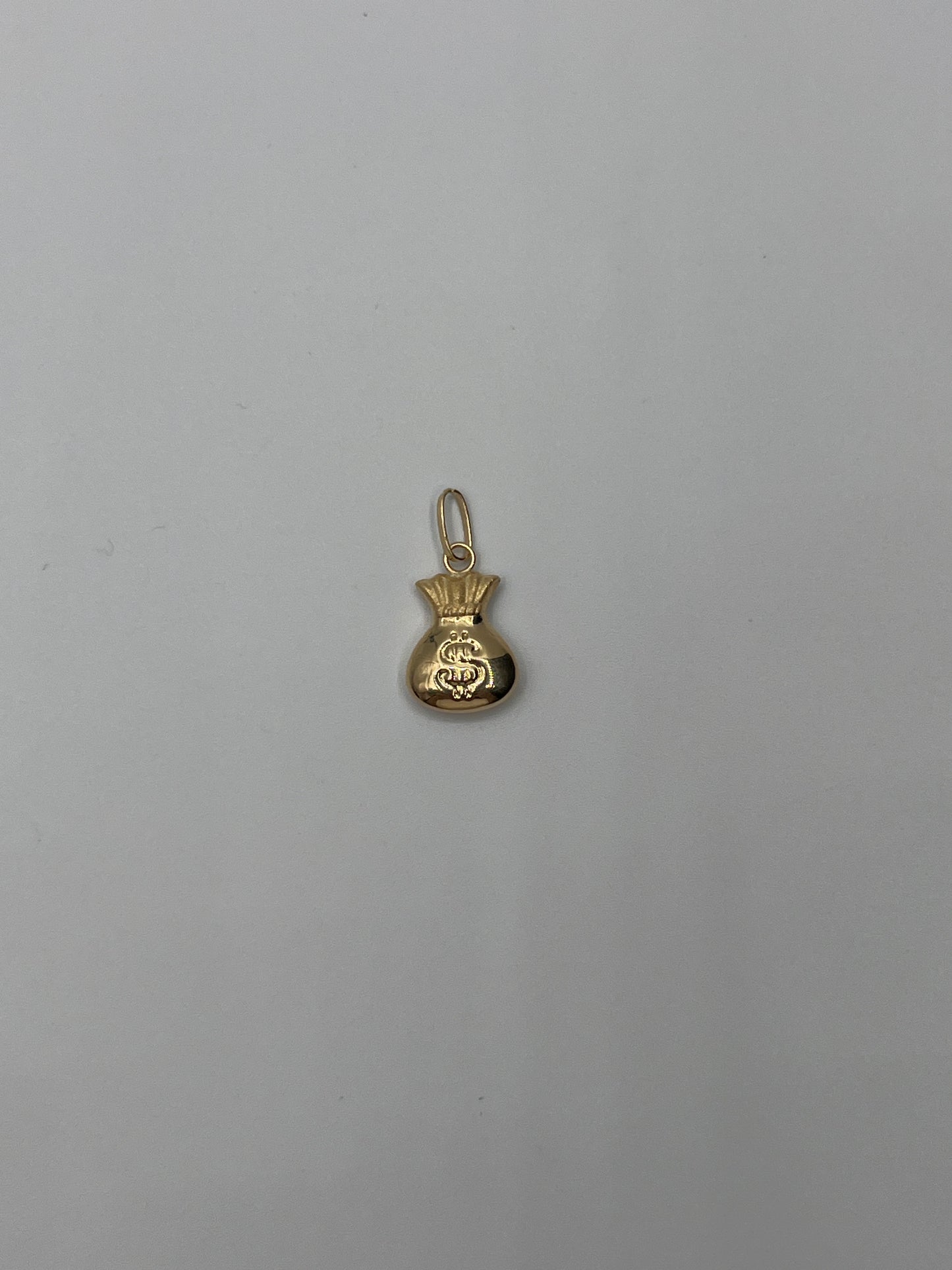 Dije Bolsa dinero Oro amarillo 18k 0,62 Gr / 9 mm / 1,4 Cm