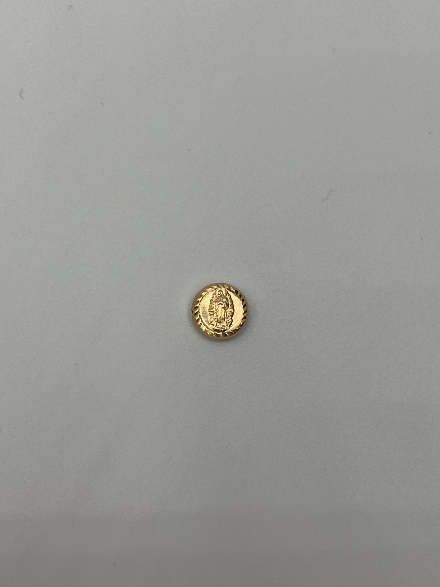 Herraje Virgen Guadalupe Oro amarillo 18k 0,40 Gr / 1,2 Cm
