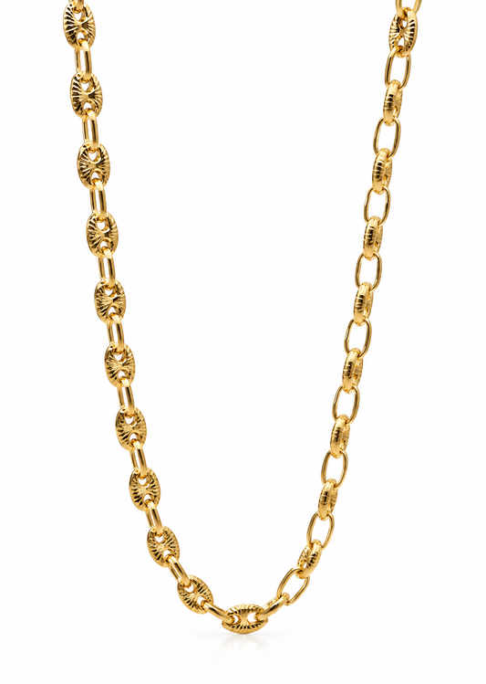 Cadena GC Diamantada Oro amarillo 18k 6,47 Gr / 4,10 mm / 50 Cm