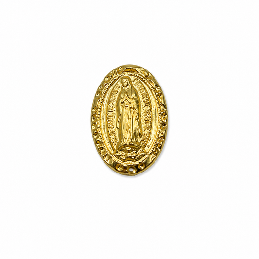 Herraje Virgen Guadalupe Oro amarillo 18k 0,40 Gr / 0,85 Cm