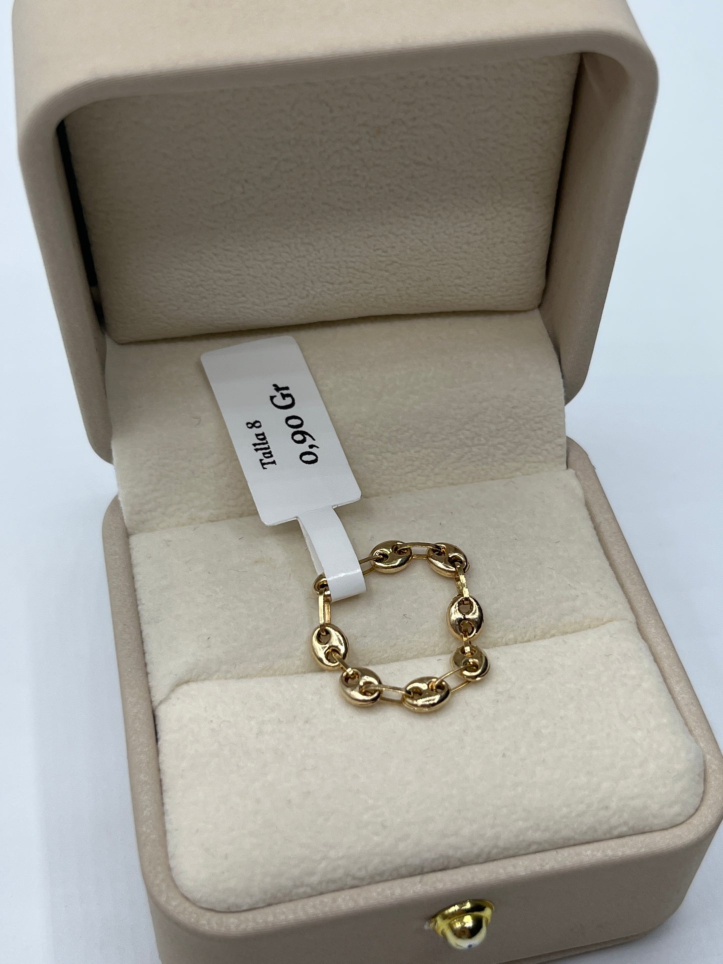 Anillo GC Oro amarillo 18k / Talla 8 / 0,90 Gr / 4 mm