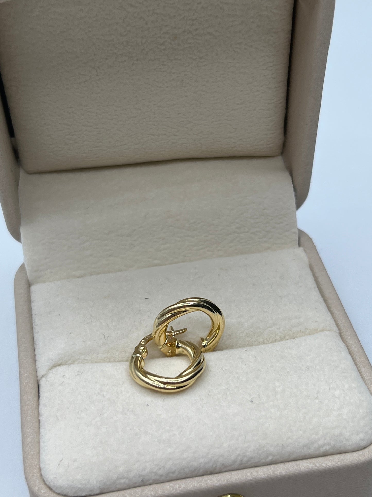 Candonga Entorchada Oro amarillo 18k 1,30 Gr / 1,3 Cm