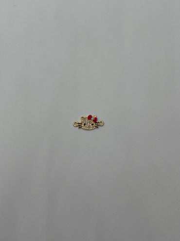 Herraje Hello Kitty Oro amarillo 18k 0,83 Gr / 0,8 Cm
