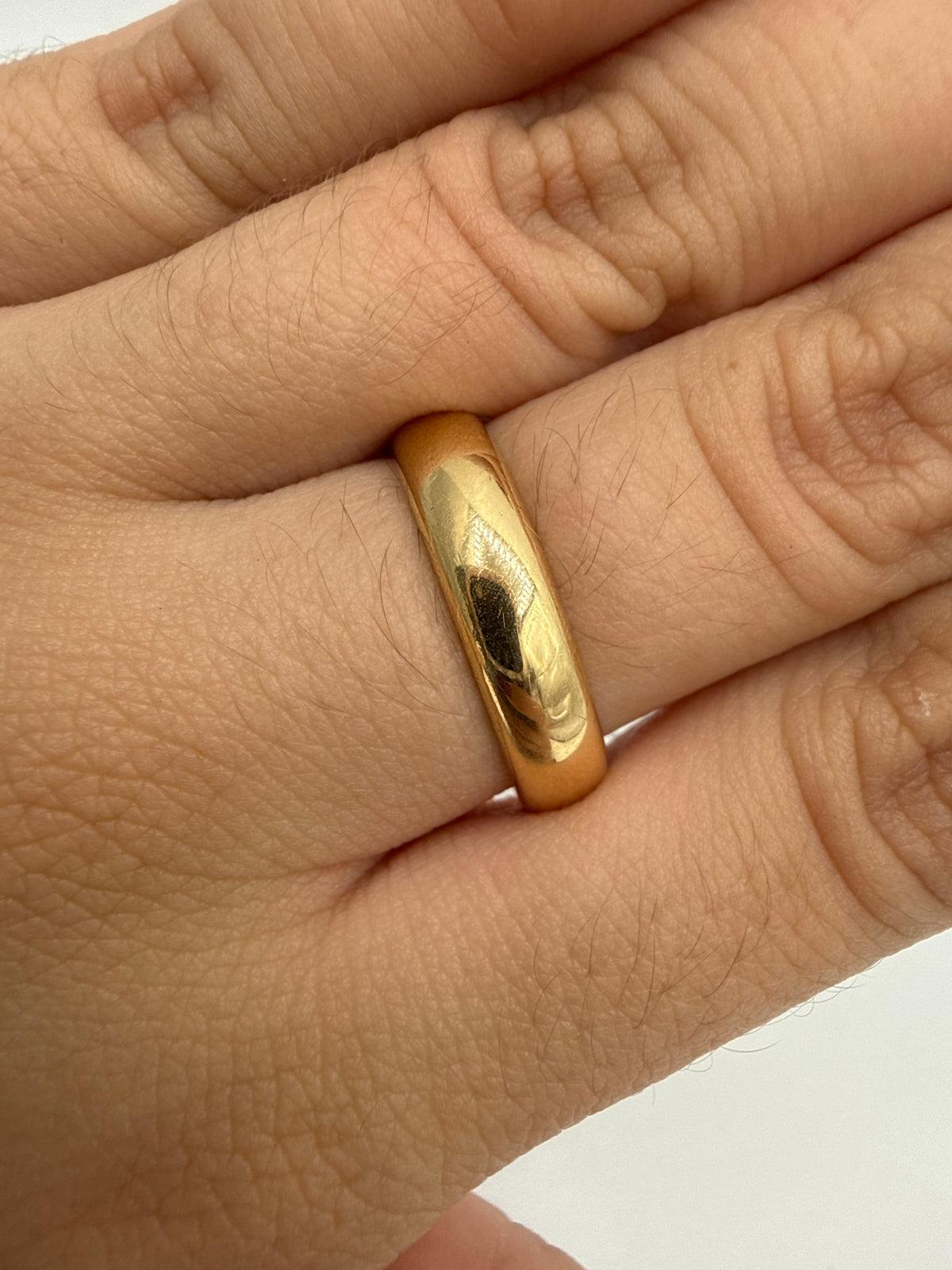 Anillo Argolla Lisa Oro amarillo 18k / Talla 9 / 2,22 Gr / 5 mm