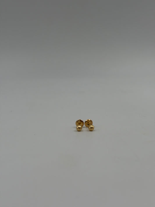 Topos bola diamantados Oro amarillo 18k 0,53 Gr / 4 mm
