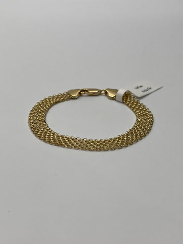 Pulso Chino Oro amarillo 18k 4,54 Gr / 8,20 mm / 19 Cm