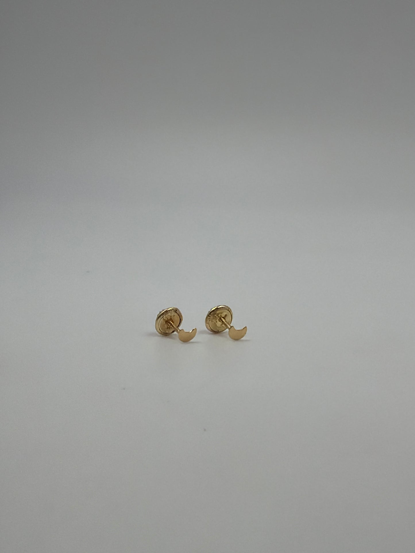 Topos luna lisa Oro amarillo 18k 0,42 Gr / 3,60 mm