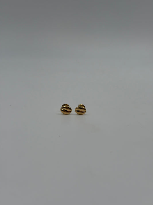 Topos cafe Oro amarillo 18k 0,71 Gr / 8 mm