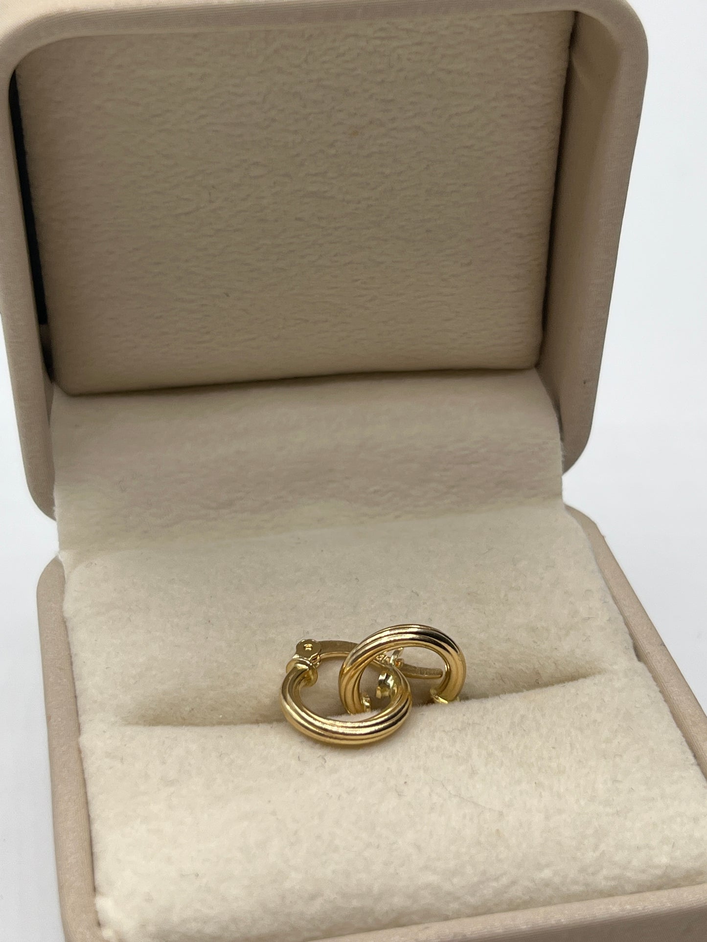 Candonga Entorchada Oro amarillo 18k 1,34 Gr / 1,4 Cm