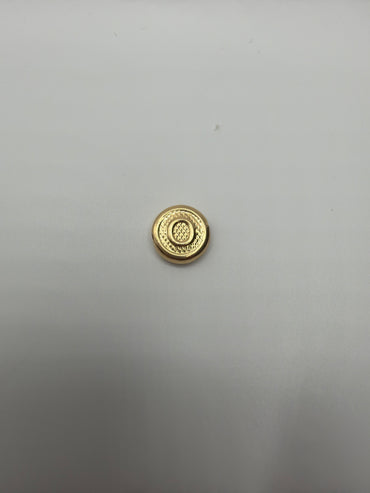 Herraje Letra O Oro amarillo 18k 0,39 Gr / 1 Cm