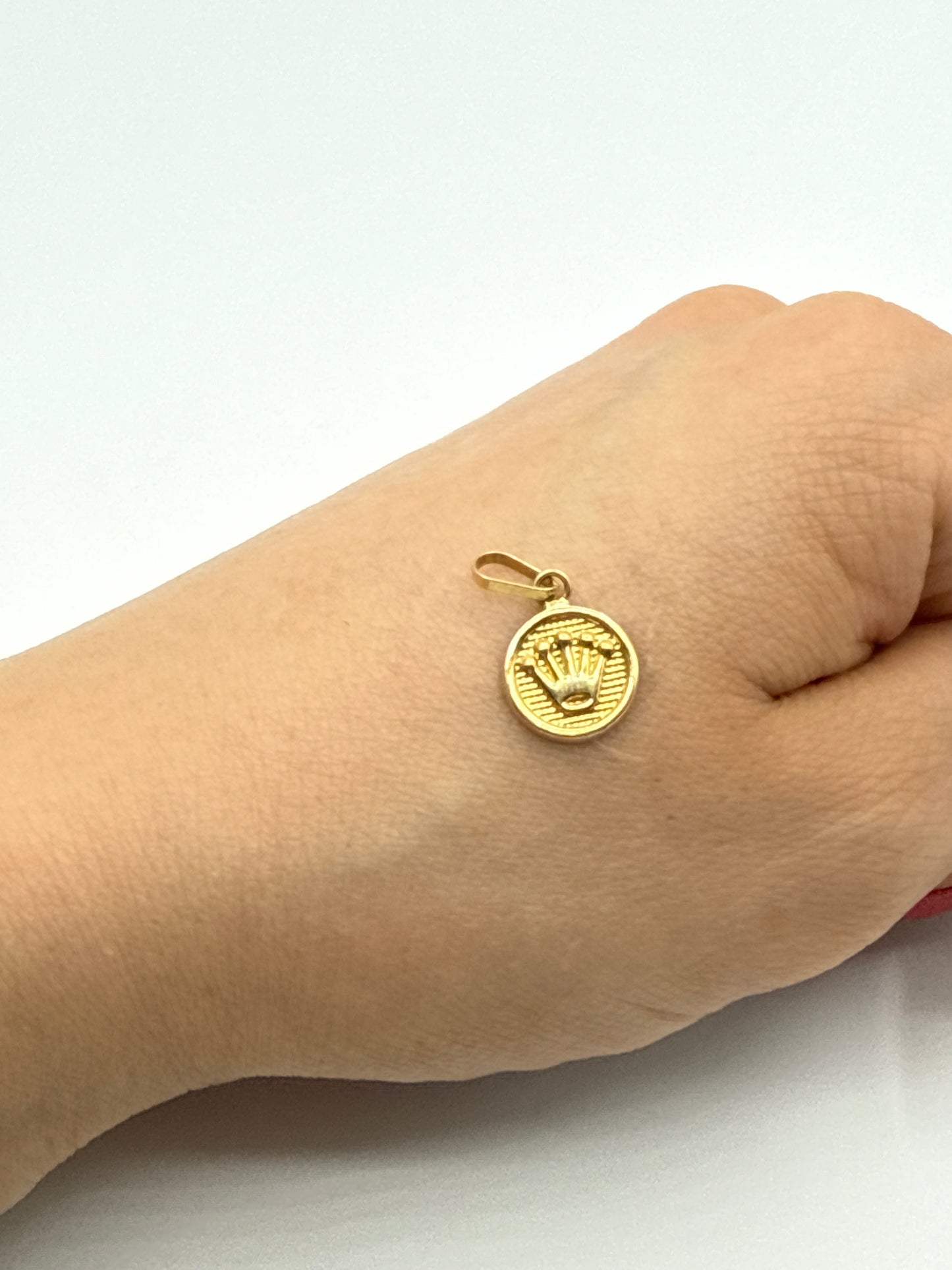 Dije RX Oro amarillo 18k 0,50 Gr / 10 mm / 1 Cm