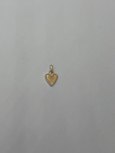 Dije corazón Oro amarillo 18k 0,34 Gr / 7 mm / 1 Cm