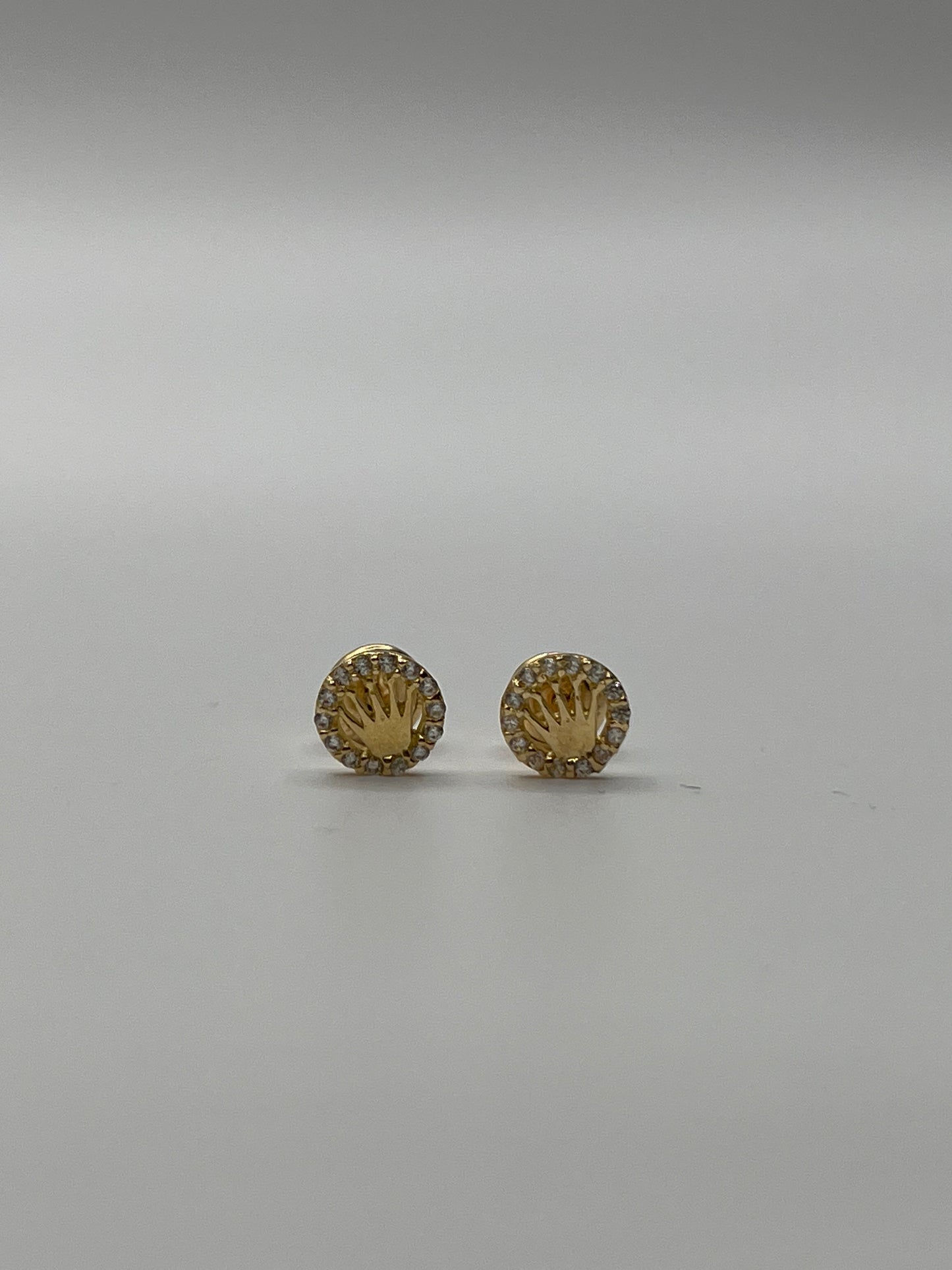Topos RX Circon Blanco Oro amarillo 18k 1,06 Gr / 6,65 mm
