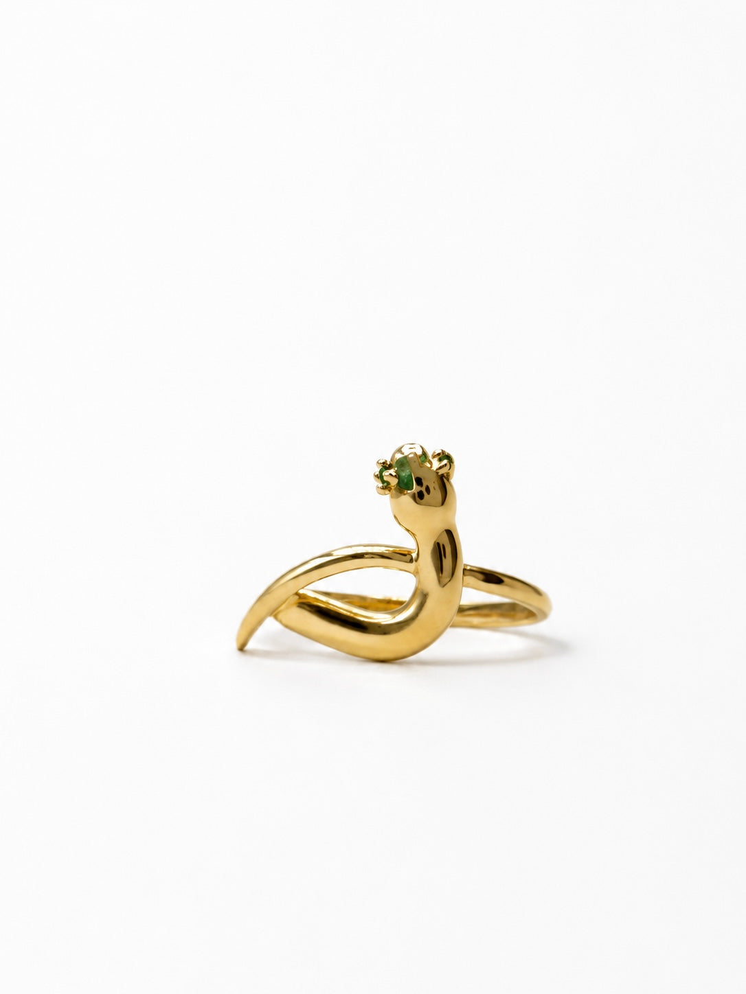 Anillo Serpiente Oro amarillo 18k / Talla 7 / 2,00 Gr / 12 mm