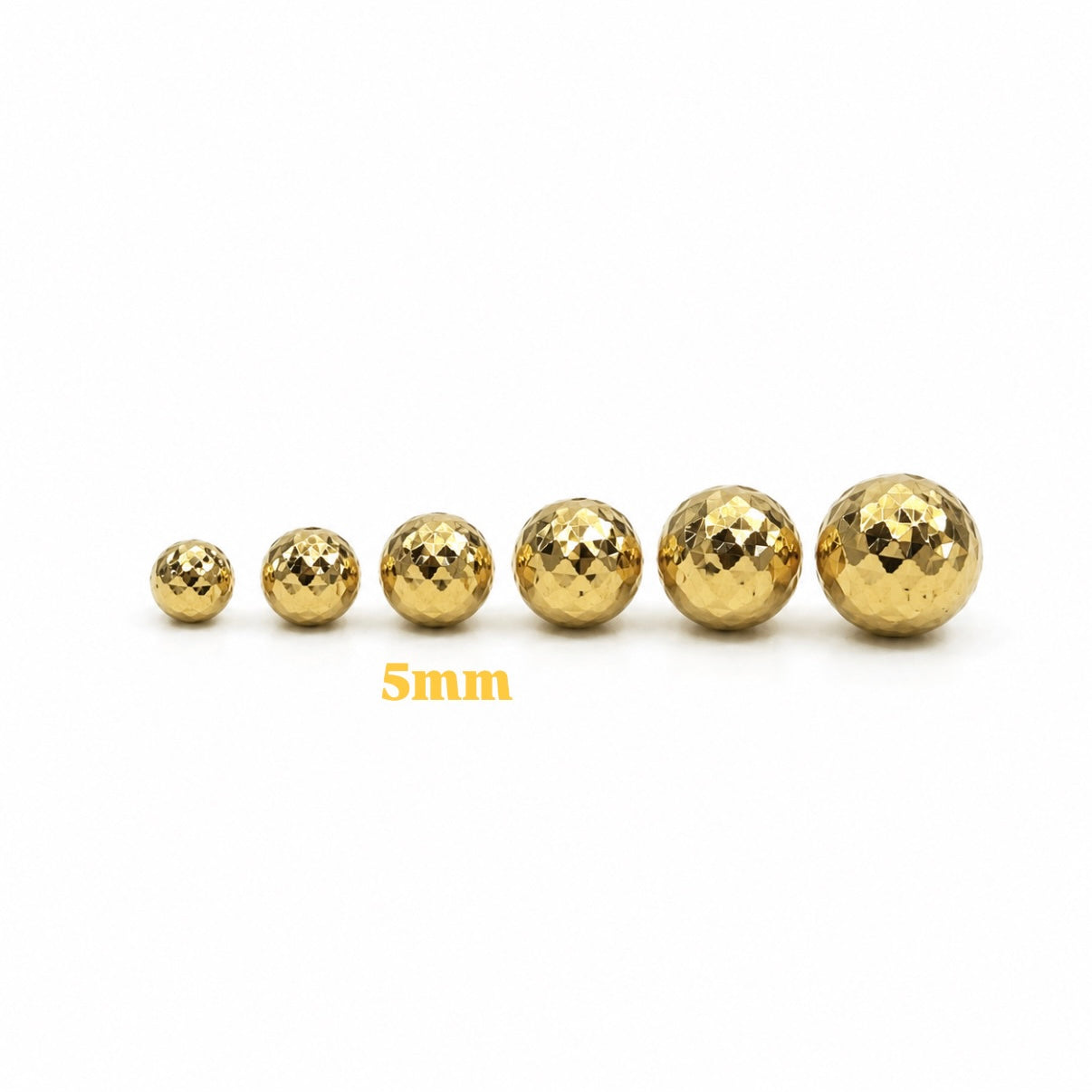 Bola Diamantada 5mm / Oro Amarillo