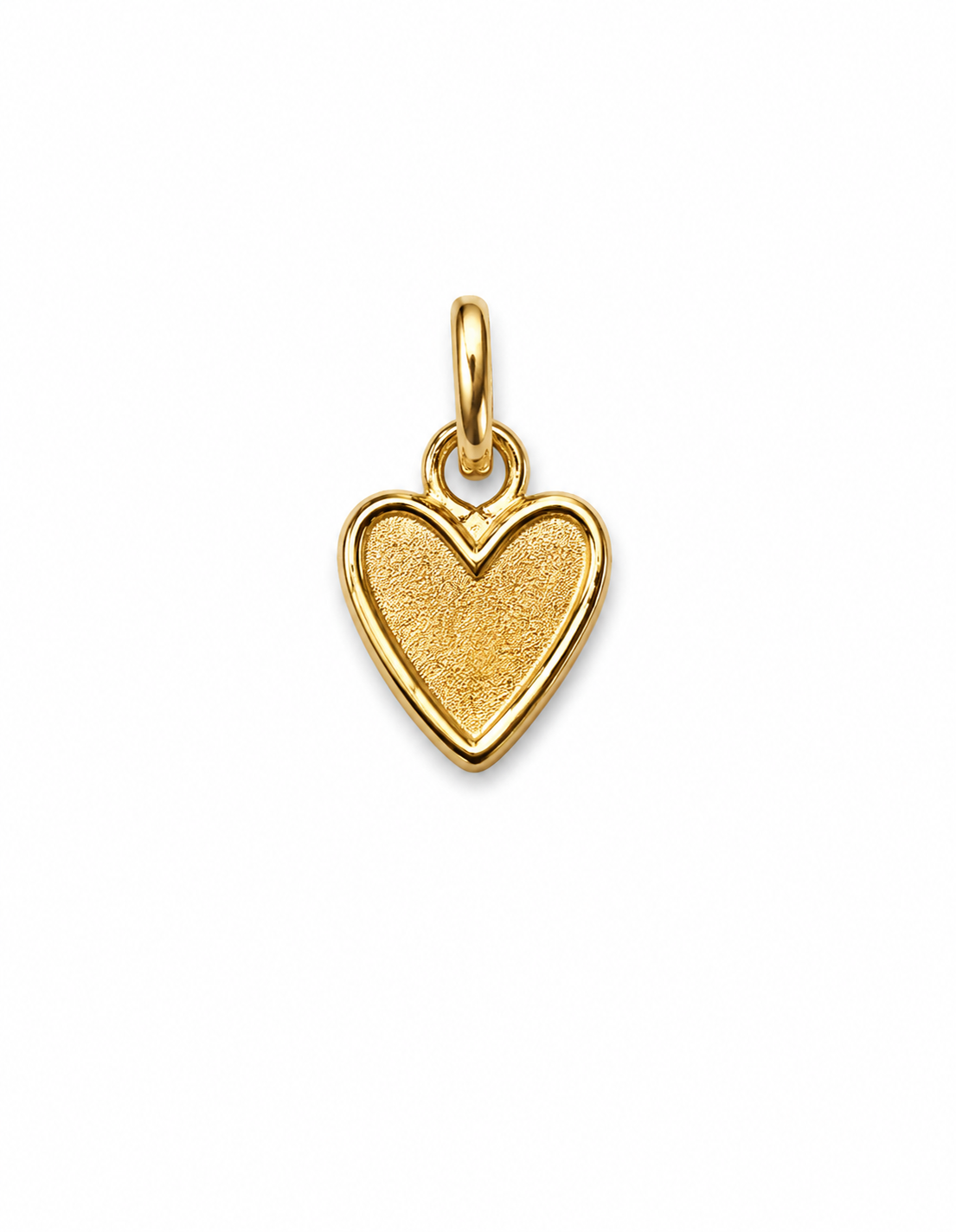 Dije corazón Oro amarillo 18k 0,34 Gr / 7 mm / 1 Cm