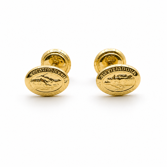 Topos Virgen Maria Auxiliadora Oro amarillo 18k 0,75 Gr / 6,20 mm