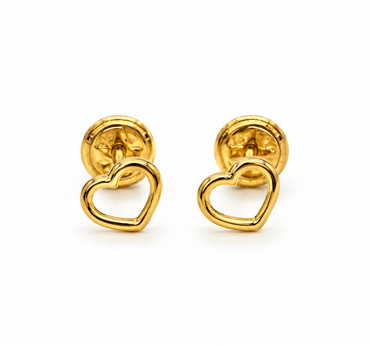 Topos Corazon Silueta Oro amarillo 18k 0,48 Gr / 4,8 mm