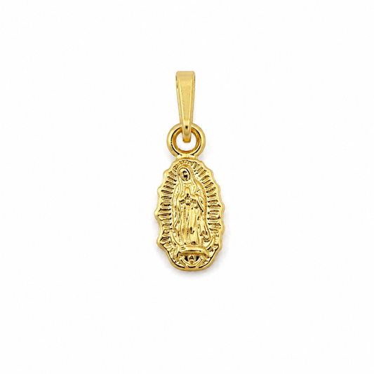 Dije Virgen Guadalupe Oro amarillo 18k 0,27 Gr / 4,8 mm / 0,8 Cm