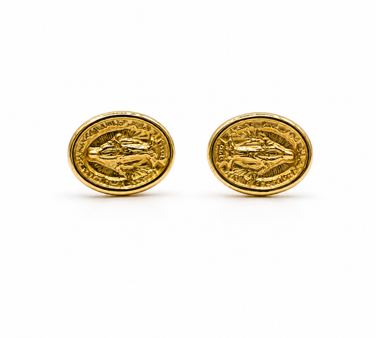Topos Virgen Milagrosa Oro amarillo 18k 0,98 Gr / 8 mm