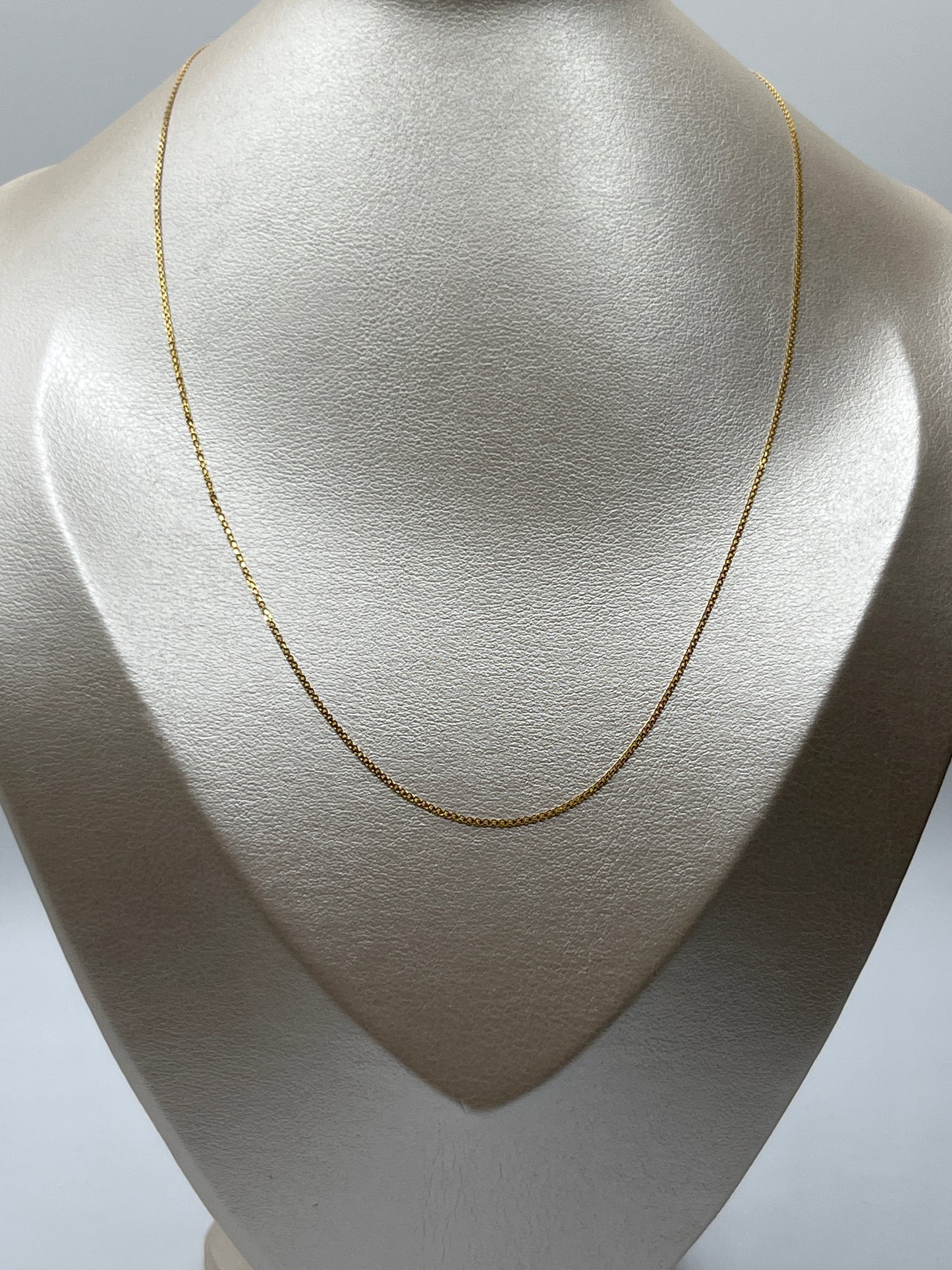 Cadena It china Oro amarillo 18k +3 / 1,85 Gr / 1,02 mm / 60 Cm