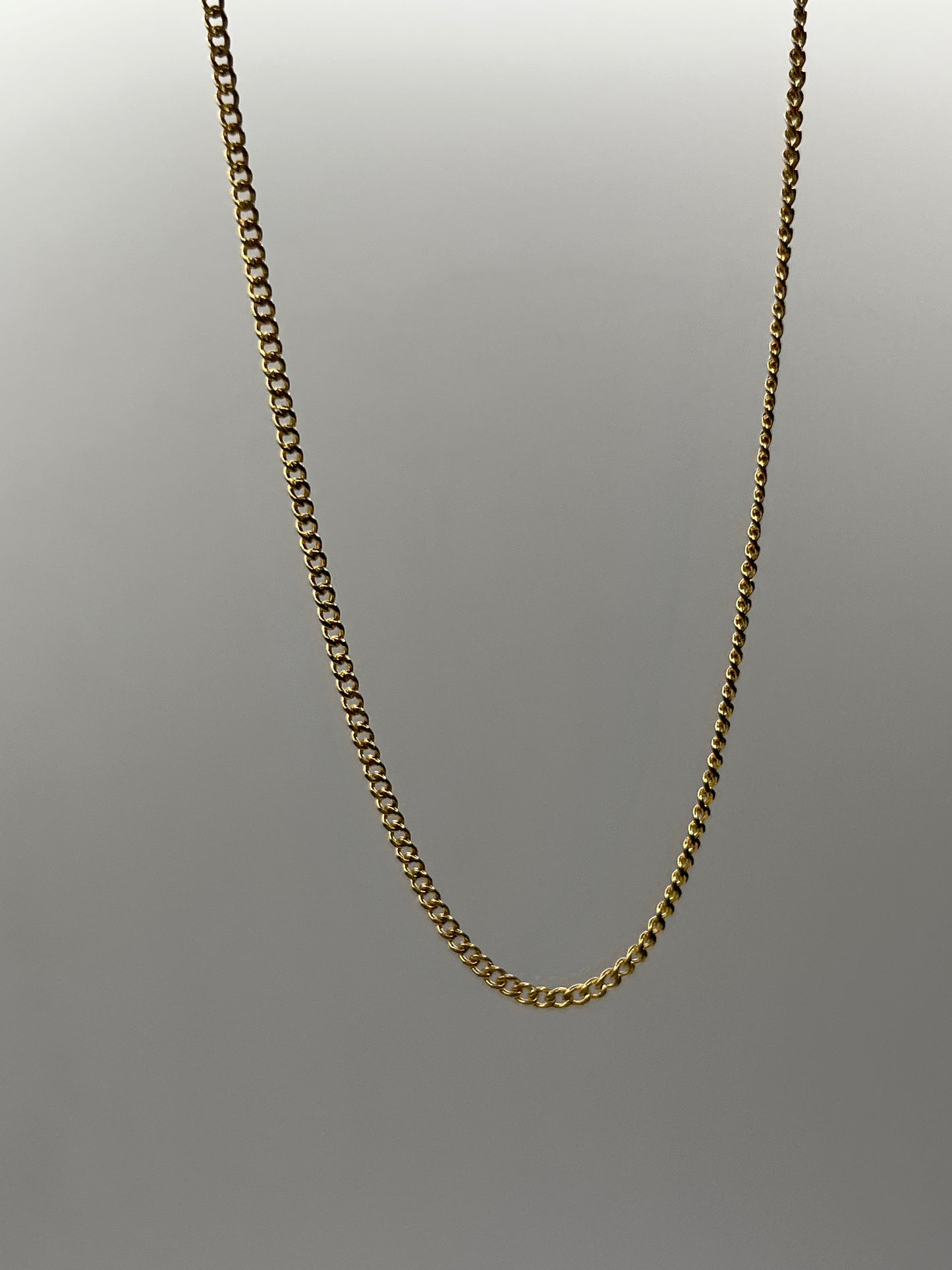 Cadena It Mini Cubana Oro amarillo 18k +2 / 3,60 Gr / 2,3 mm / 60 Cm