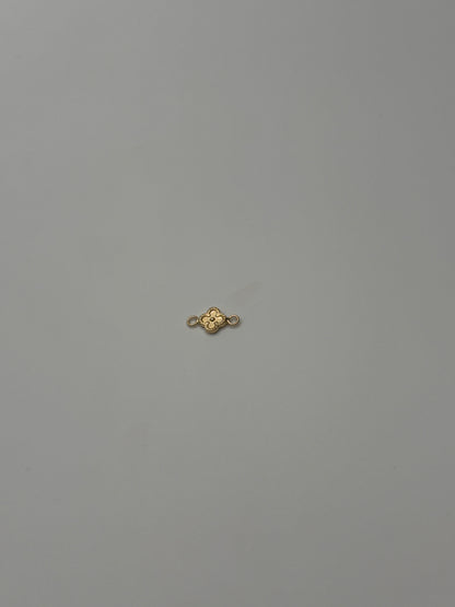 Herraje Flor Oro amarillo 18k 0,37 Gr / 0,8 Cm