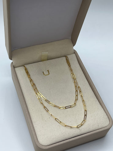 Cadena It Cajon Oro amarillo 18k +3 / 2,36 Gr / 2 mm / 50 Cm