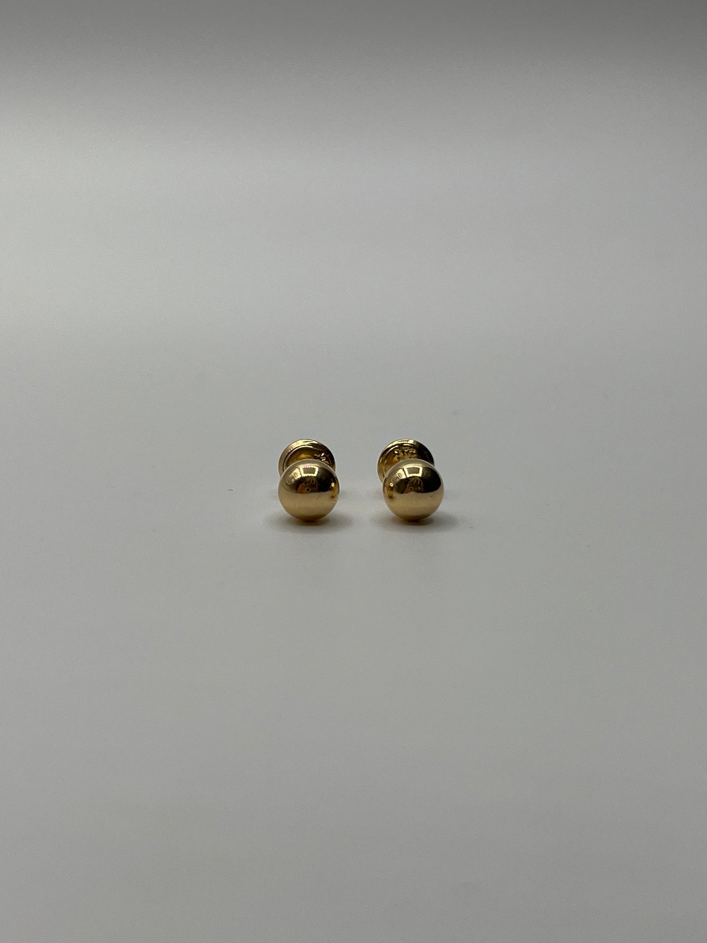 Topos Bola Lisa Oro amarillo 18k 0,59 Gr / 6 mm